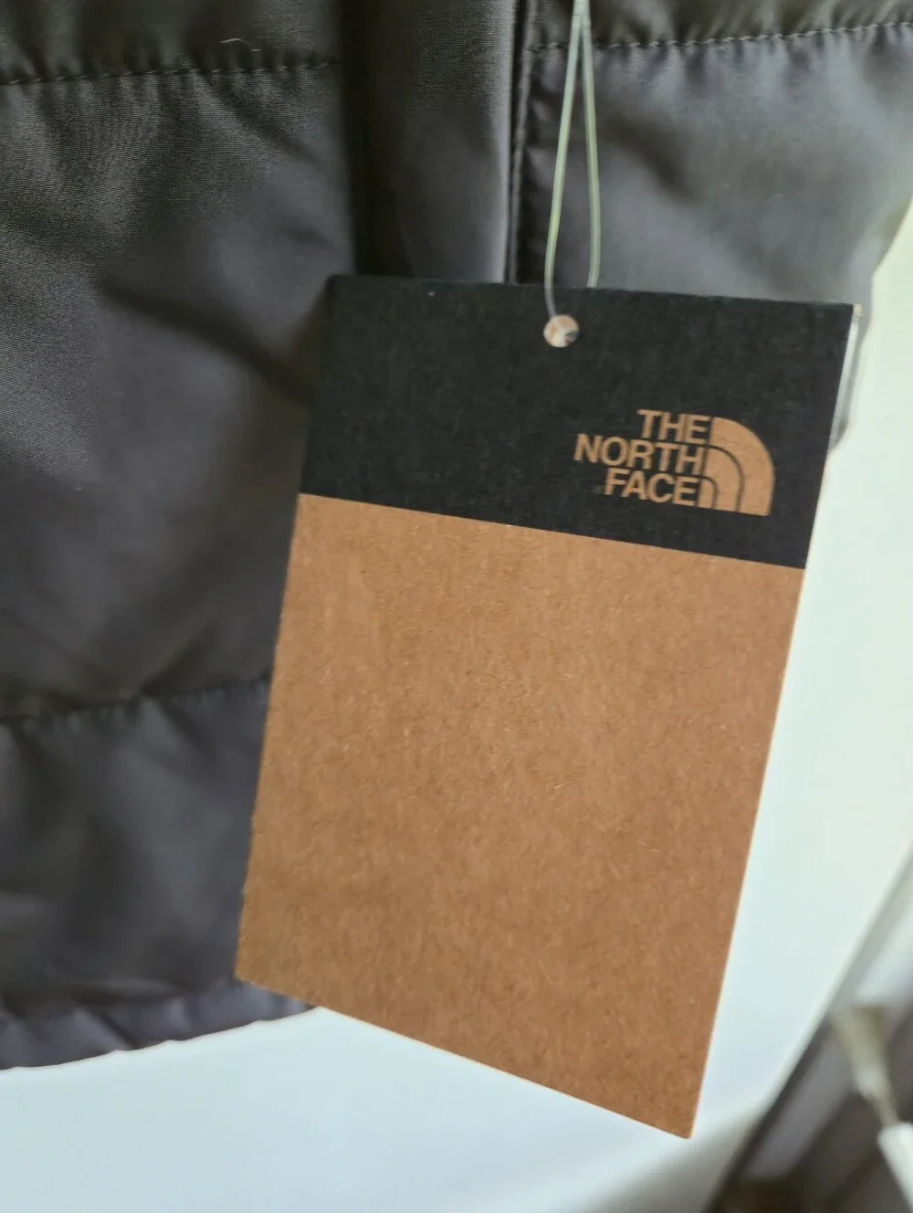 The North Face Men’s Black Quilted Vest W/Monogram